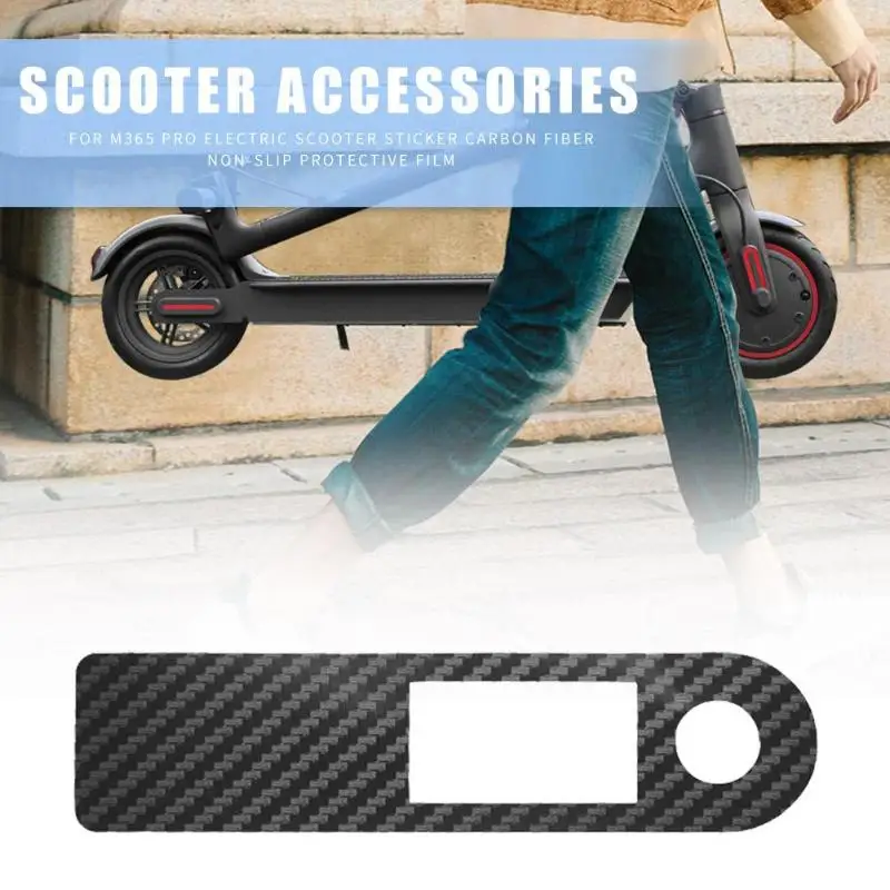 Scooter Black Protective Sticker Carbon Fiber PVC Central Controller Non-slip Film for Xiaomi M365 Pro Electric Parts | Спорт и