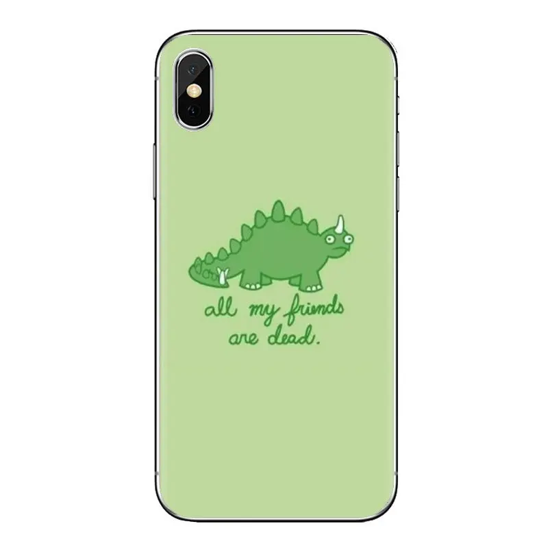 For iPhone XS Max XR X 4 4S 5 5S 5C SE 6 6S 7 8 Plus Samsung Galaxy J1 J3 J5 J7 A3 A5 Dino Wallpapers Silicone Phone Cases Cover |