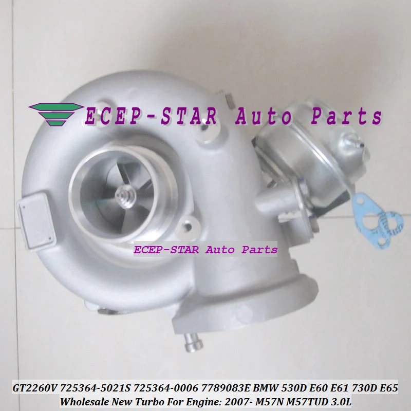 GT2260V 725364 0007 11657789083H 1165778908G Turbo для BMW 530D E60 E61 730D E65 2007 M57N M57TUD M57DTUE65 3.0L 218HP|turbo shoes|turbo
