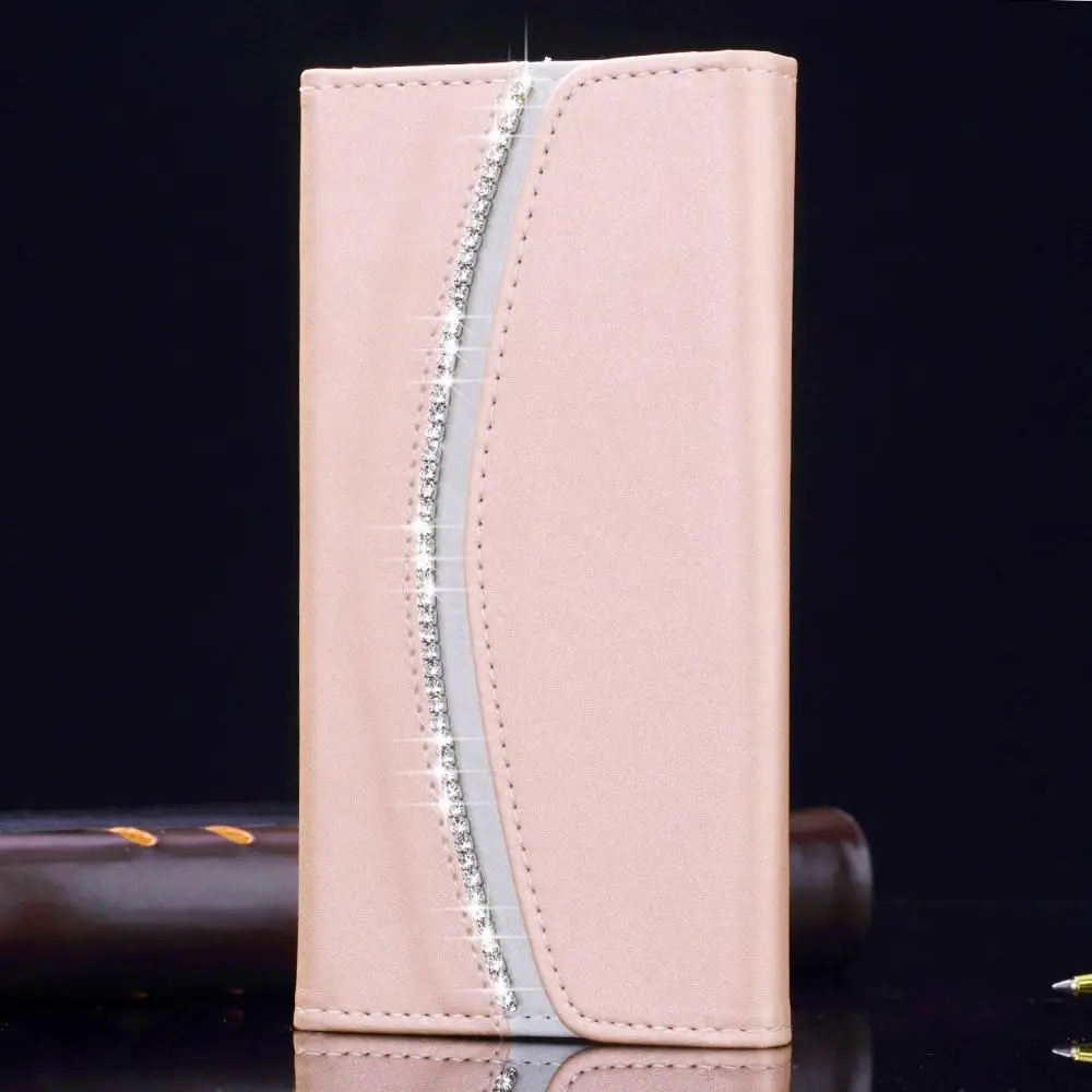 rose gold LAPONUT чехол для Iphone 11 Pro 7 Plus Xr Xs Max X 8 Apple 6s 6 5 5S SE кожаный держатель для карт Сумочка Кошелек Флип Бумажник Чехол - Цвет: rose gold