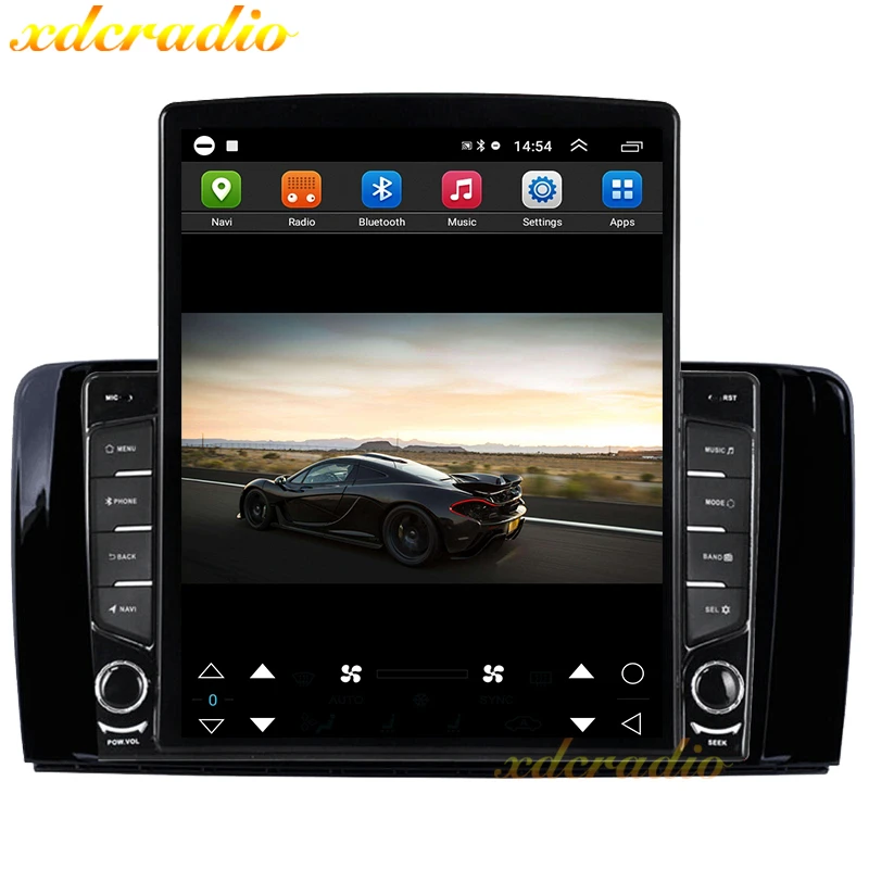 Xdcradio вертикальный экран 10 4 дюйма в стиле Tesla Android 0 для Benz R Class W251 R280 R300 R320 R350