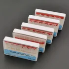 Стоматологические абсорбирующие бумажные точки, 5 коробок, 0,06 конус, абсорбирующие бумажные точки, 25 #, абсорбирующие точки для корневых каналов, стоматологические материалы из чистого хлопка