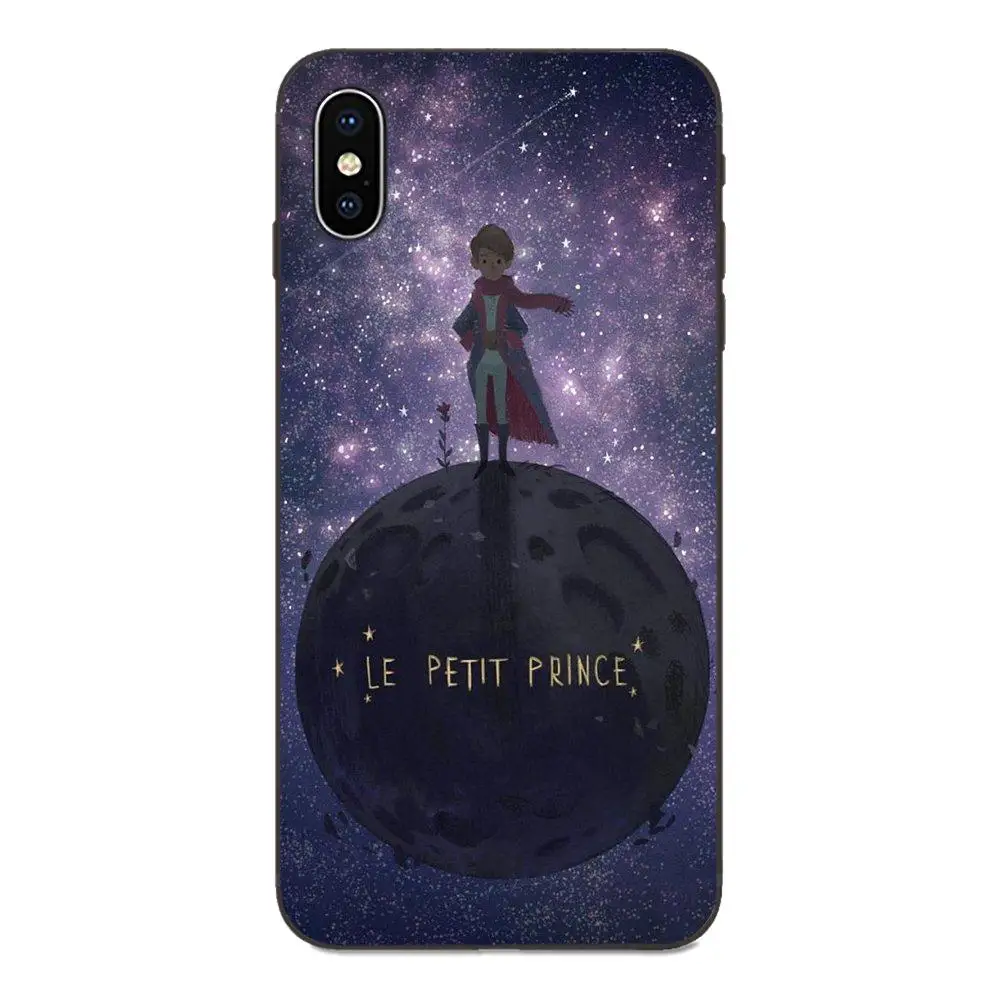 TPU узор маленькая принцесса Роза Планеты для Galaxy A8 A9 Star Note 4 8 9 10 S3 S4 S5 S6 S7 S8 S9 S10 Edge Lite