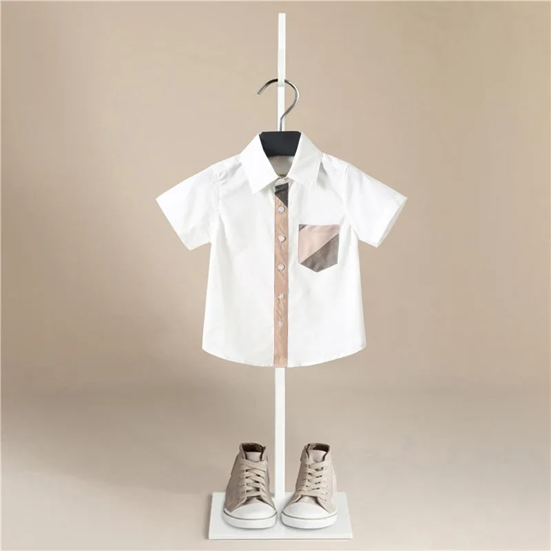 Модные детские рубашки для мальчиков 2020 летняя детская рубашка топы с коротким