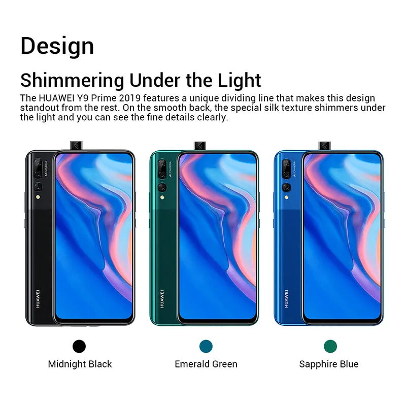 huawei Y9 Prime смартфон AI Тройная задняя камера s глобальная Версия Мобильный телефон 4G 128G авто всплывающая фронтальная камера 6,59“ Скидка 600 руб. /. При заказе от 5500 руб. /Промокод