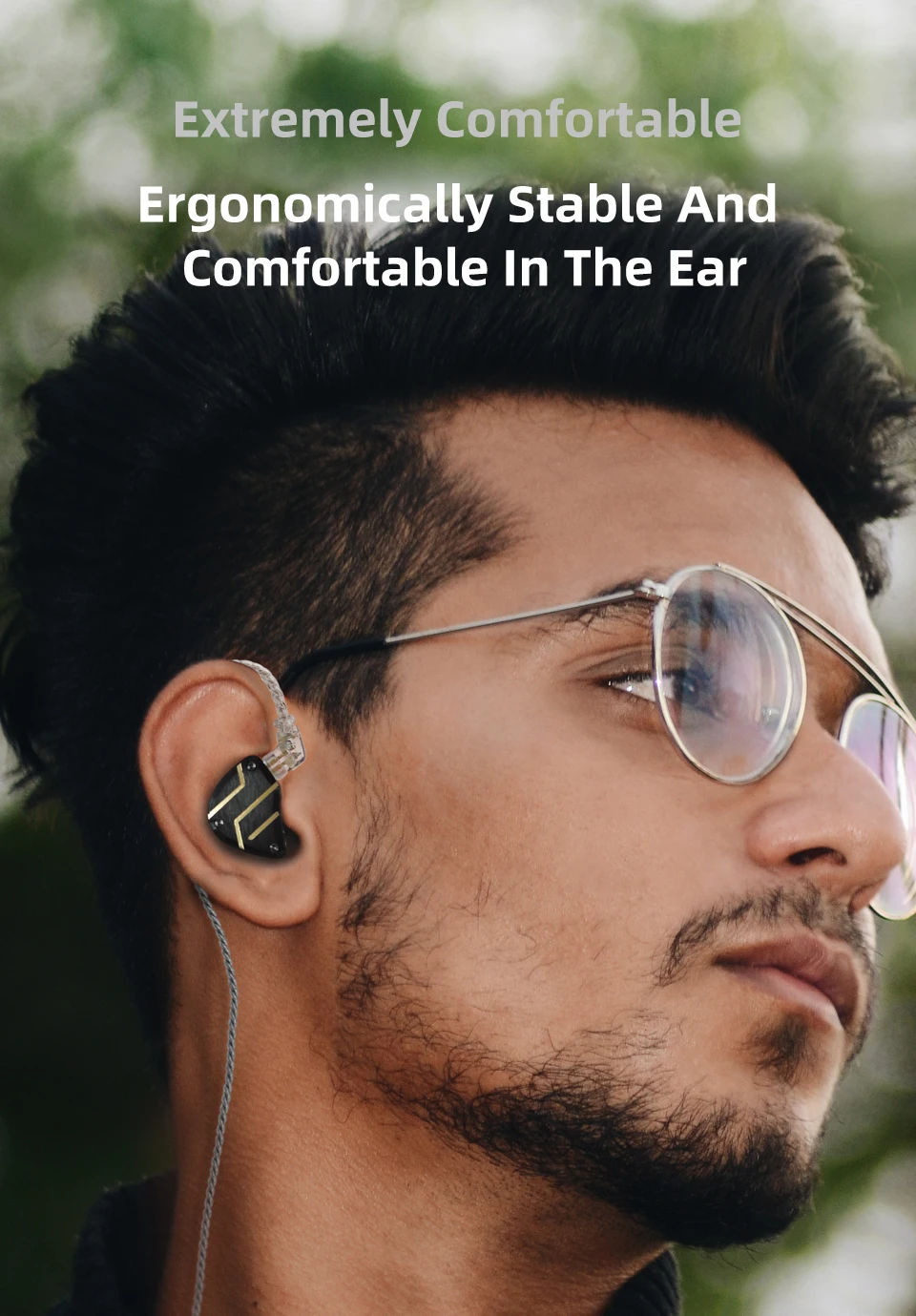 

CCA C10 PRO Hot sale 1DD+4BA Drive Units HIFI Monitoring Earphone Headset With Detachable 0.75MM PIN Cable In Ear Earphone