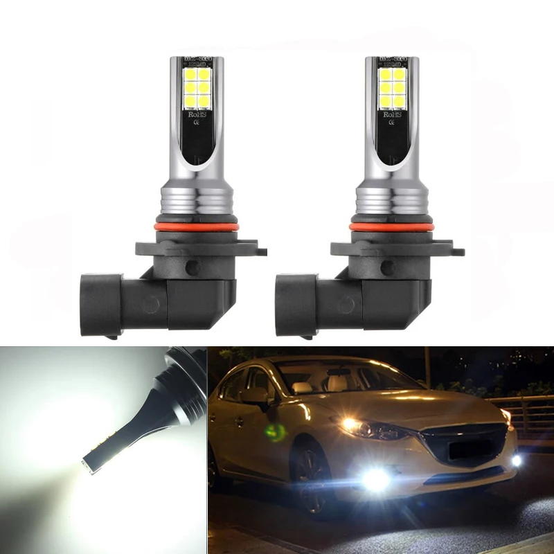 2x Чрезвычайно яркий светодиодный противотуманный светильник H8 H11 3030 12SMD лампа DRL