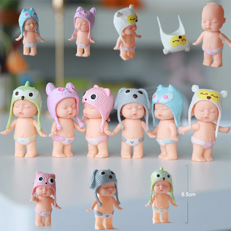 Кукла реборн 8 5 см спящие реалистичные куклы мини фигурка игрушка милые фигурки