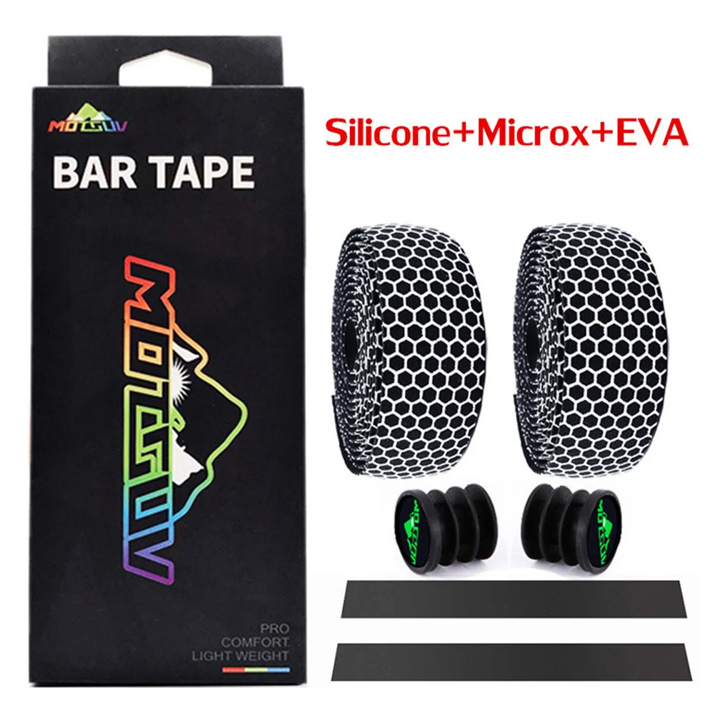 

Road Bicycle Handlebar Wrap Bike Cork Bar Tape Belt Grips Multi-Color Set