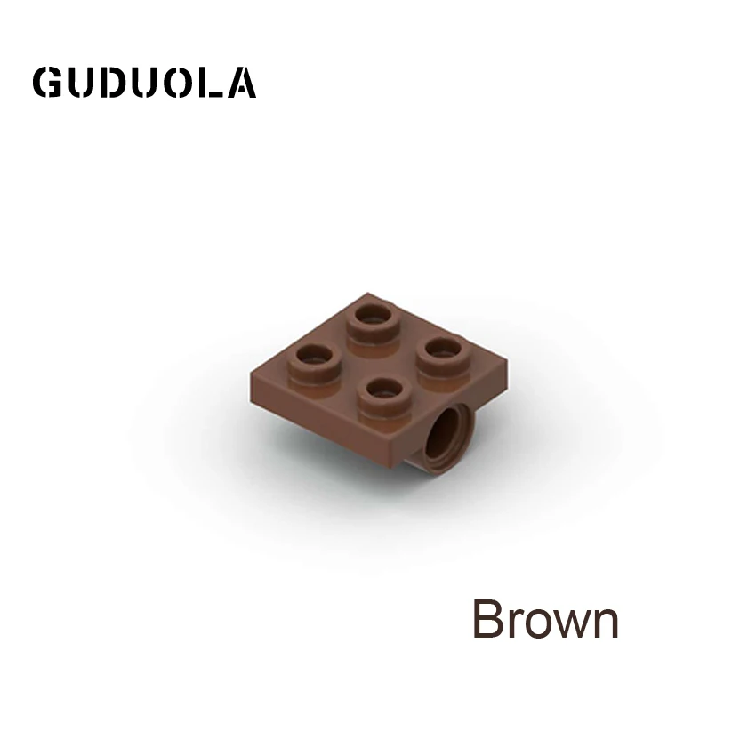 Guduola Special Plate 2x2 with Hole without Underneath Cross Support 2444 Bearing Block Build MOC Parts 50pcs/lot | Игрушки и хобби