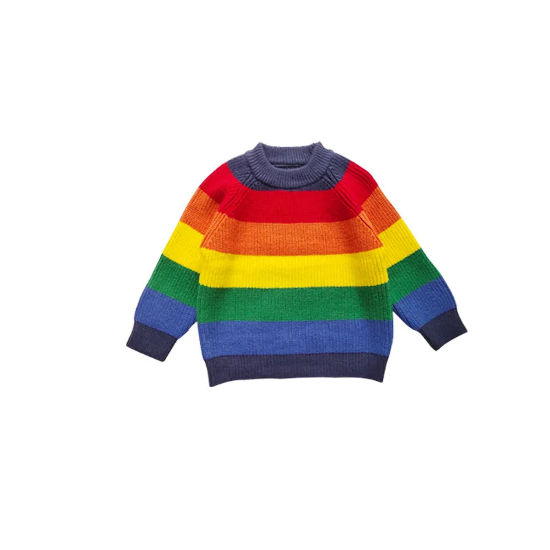 Детский свитер для девочек 2019 новая зимняя детская трикотажная одежда