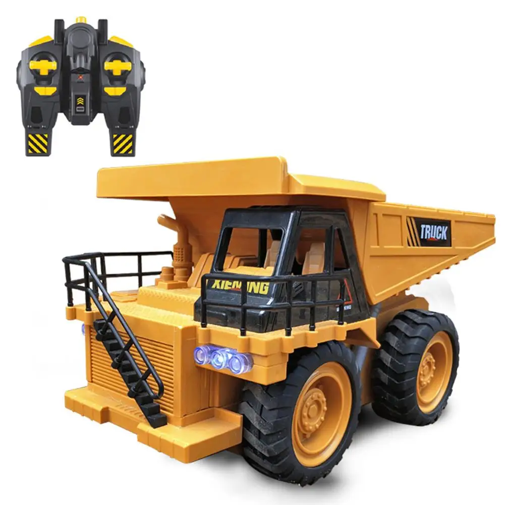 

1:14 Wireless Remote Control Engineering Dump Truck 2.4G Dump Truck Machine On Control Remote Control Car Toys for Boys Gift