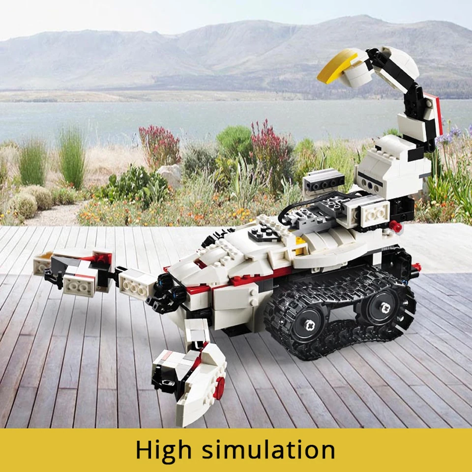 Идея трансформации Rc робот 2в1 модель креативная техника серия Строительные