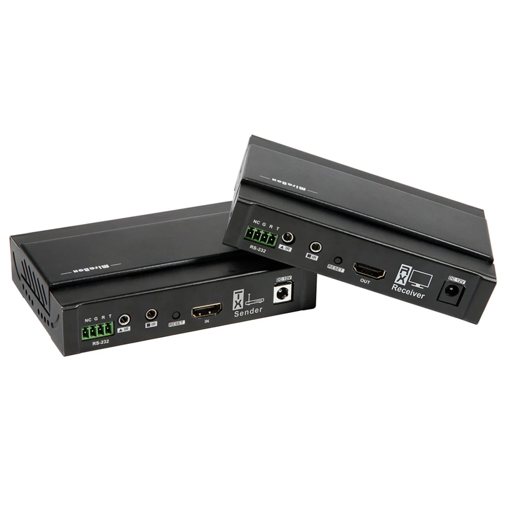 100 м 4K HDMI удлинитель для головок по UTP поддержка IR и RS-232 с дистанционным