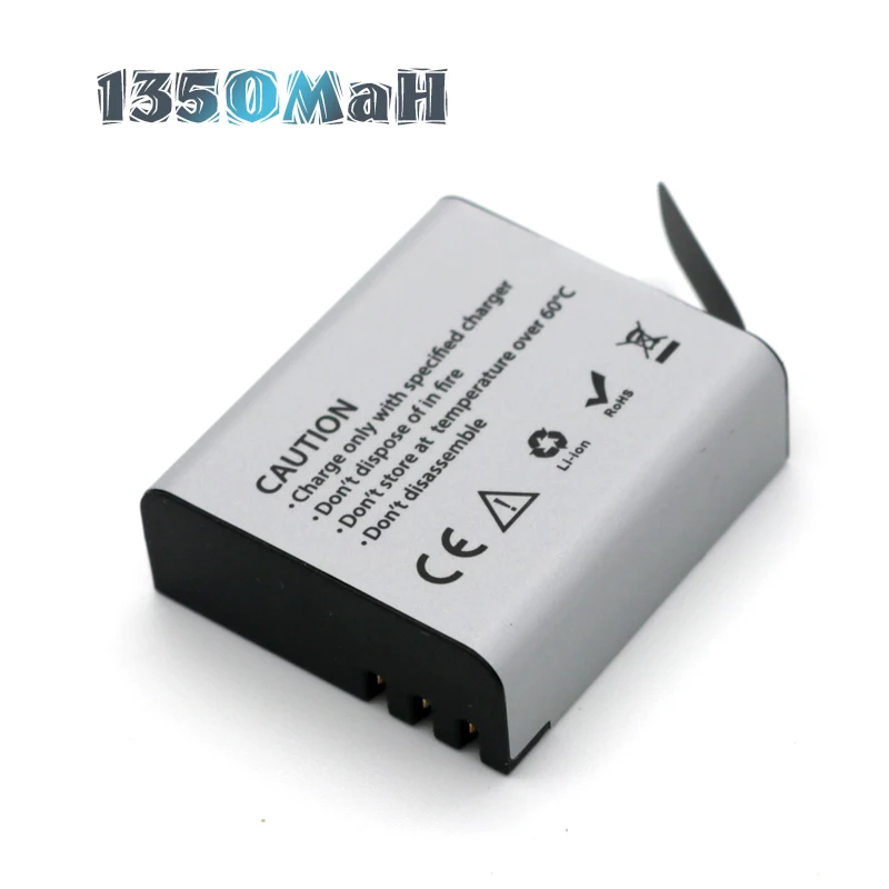 Аккумуляторная батарея 1350 мАч для экшн-камеры совместимая с Sjcam Eken Soocoo Sj9000 F68 и т.