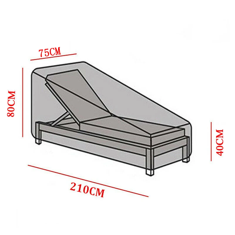 Уличные стулья для патио шезлонг пылезащитный чехол на сиденье от солнца
