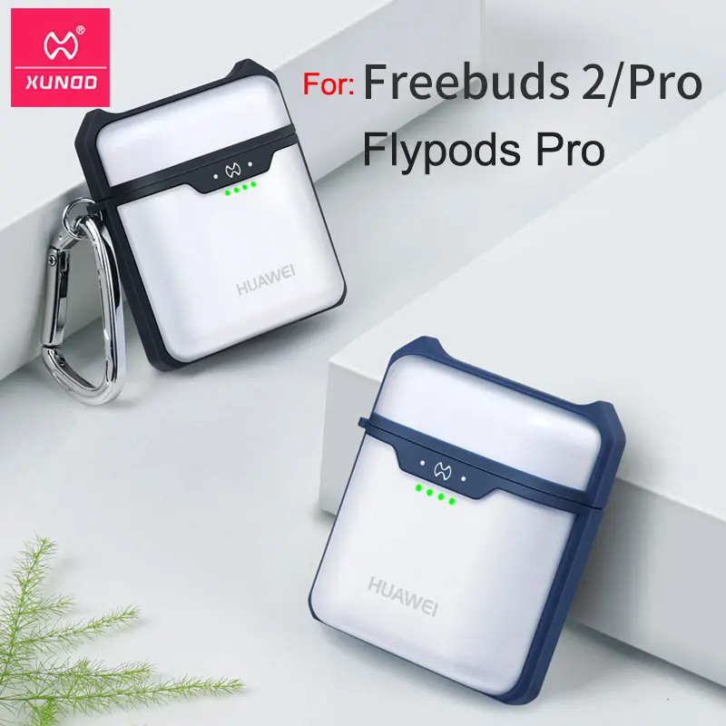 Чехол для Huawei FreeBuds 2 Xundd подушки безопасности ударопрочный Прозрачный чехол