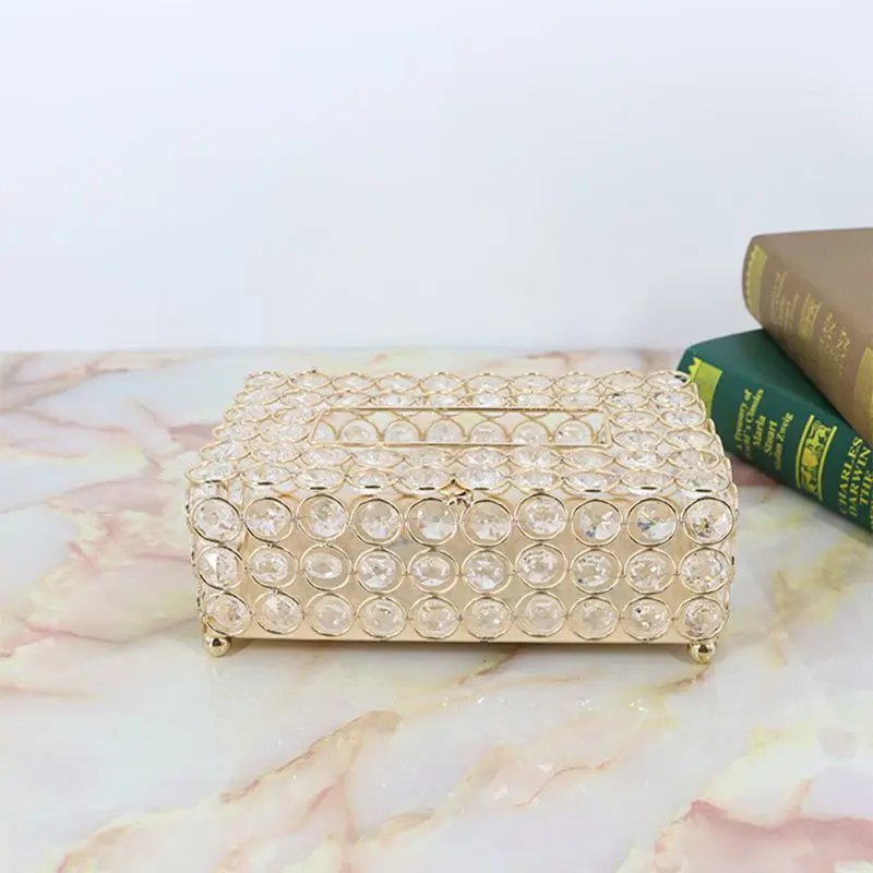 Tissue Box Holder Crystal Cube Napkin Dispenser Bedroom Office Hotel Cafe Coffee 4 Size | Дом и сад