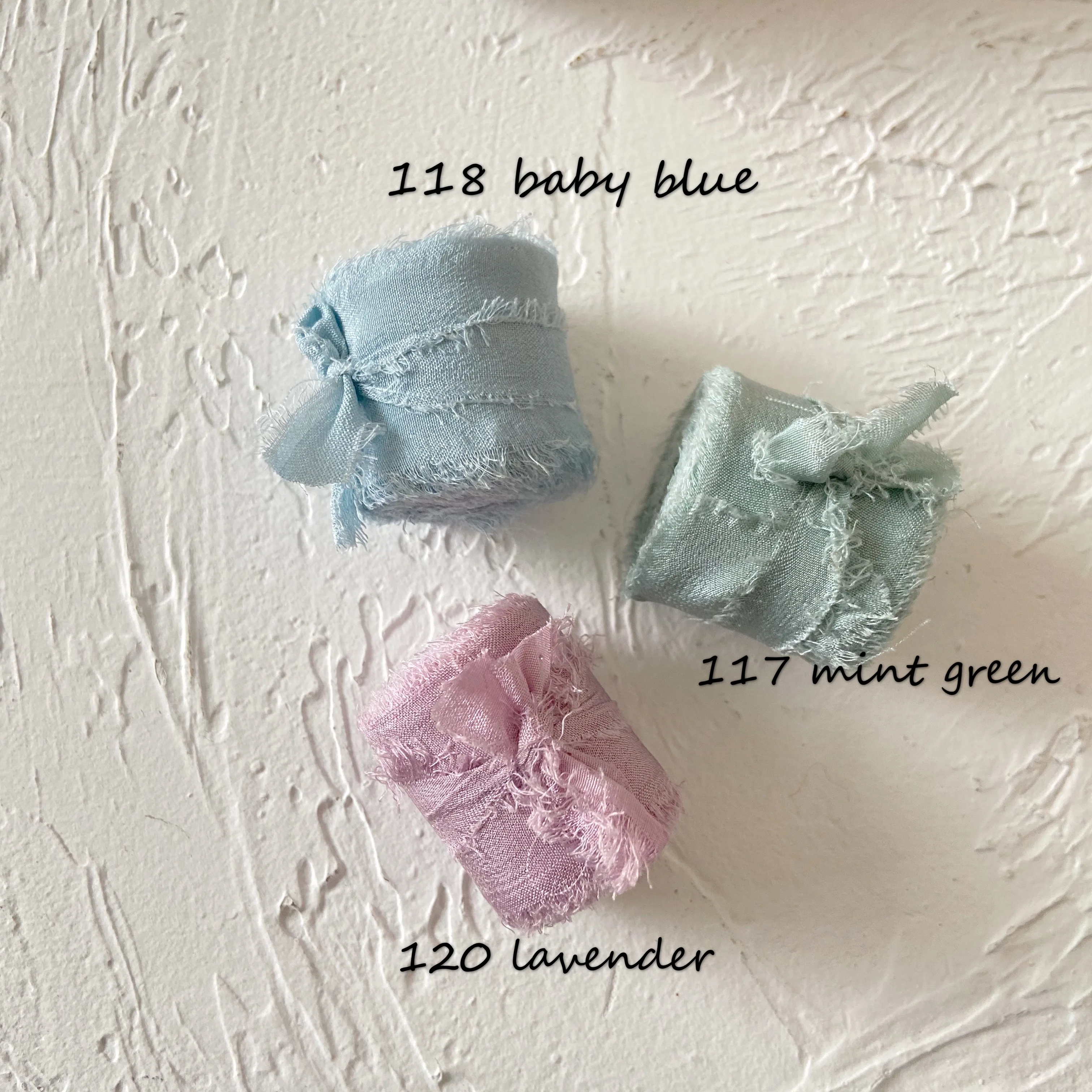 3 рулона натуральной чистой шелковой ленты с вышивкой потертые края шелковый