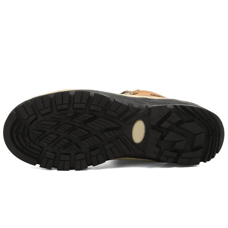 Брендовые мужские зимние ботинки теплые высококачественные водонепроницаемые