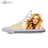 custom spring autumn canvas sneakers shakira high quality handiness flats mens casual shoes comfortable big white zapatillas