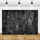 Фоны для фотосъемки темно-черный Карбон каменная пещера мраморная поверхность текстурный узор декор для вечеринки фото декорации фотосессия Фотостудия
