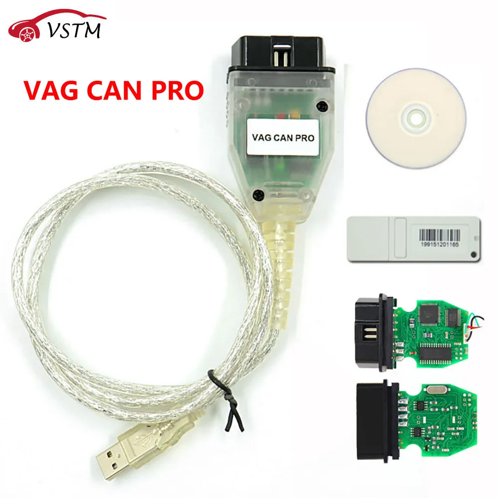 VAG PRO CAN BUS+ UDS+ K-line S.W версия 5.5.1 VAG can pro BUS UDS K-Line для диагностики программирования электронных компонентов