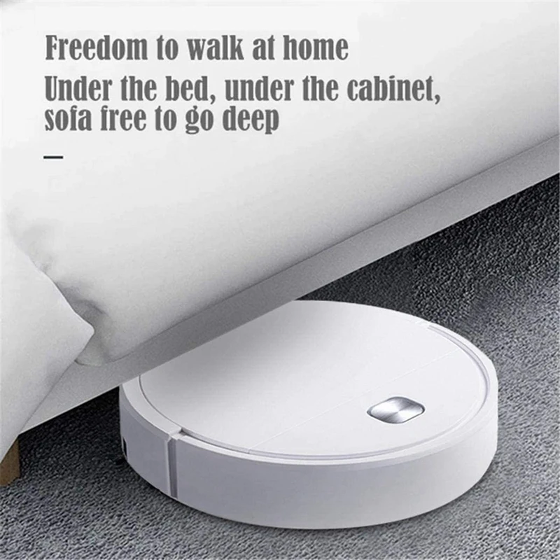 

3-In-1 Robot Vacuum Cleaner Rechargeable Smart Sweeping Dry Wet Vacuum Cleaner