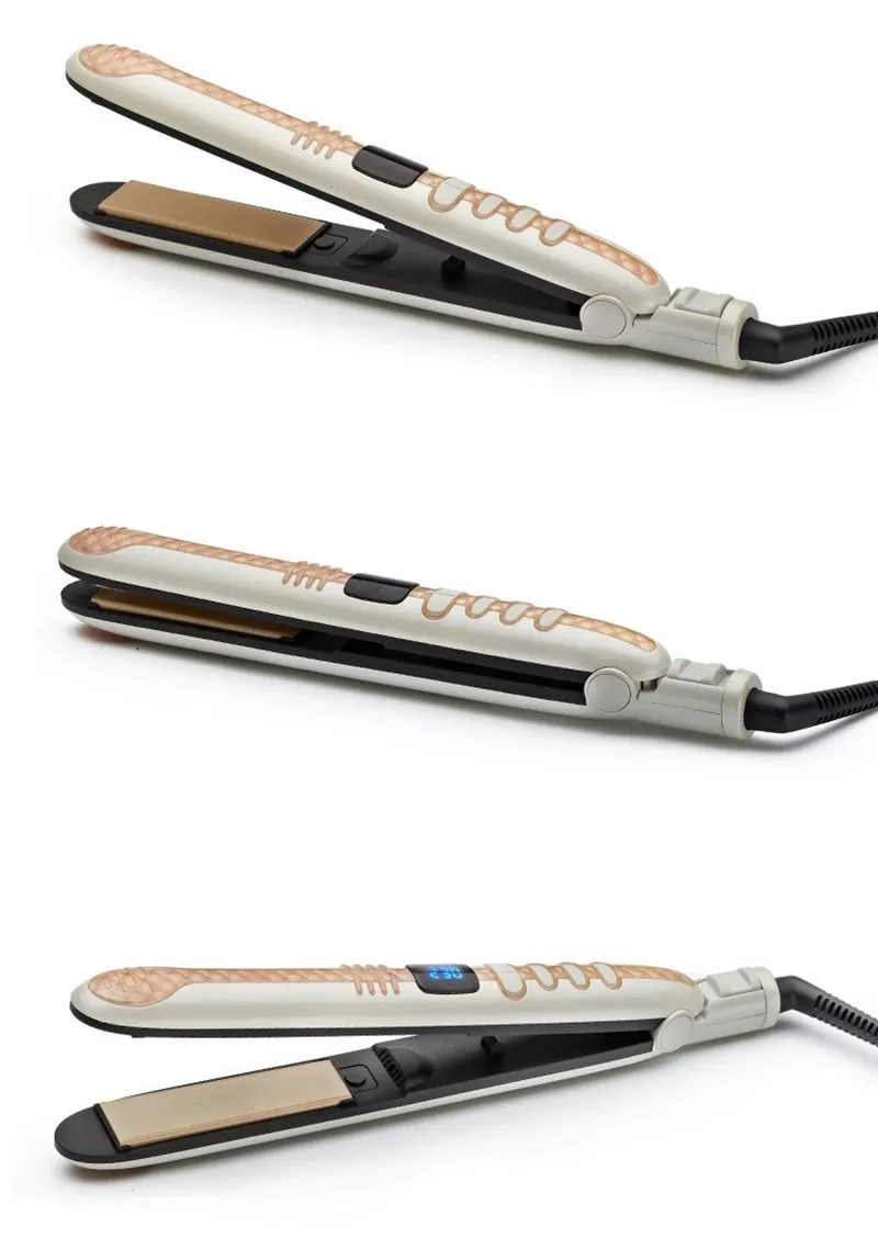 Профессиональный утюжок для волос из нано титана 450F выпрямитель с быстрой