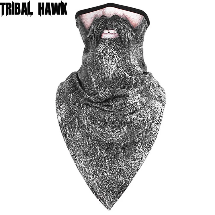 Бандана для лица мужчин и женщин забавная треугольная маска велоспорта