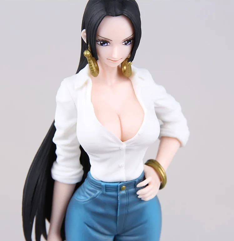 Аниме one piece джинсы Хэнкок ПВХ сексуальная фигурная фигурка Коллекционная модель