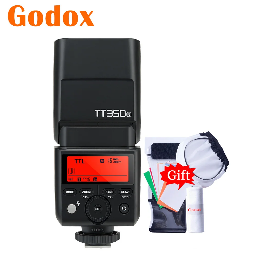 Godox 2 4G TTL TT350N TT350 N HSS GN36 вспышка для камеры Speedlight Flashgun Nikon D800 D850 D810 D750 D7100 D7000 D7500 D7200|flash