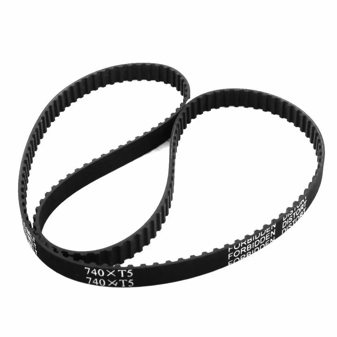 

T5x740 148-Tooth 10mm Width Rubber Groove Timing Belt 29" for 3D Printer.