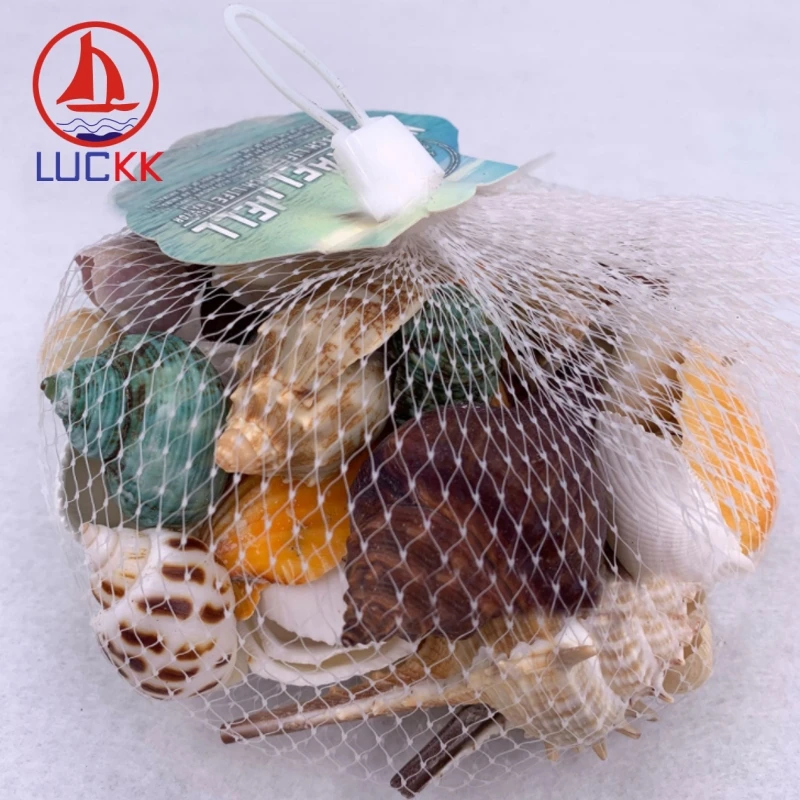LUCKK Средиземноморский стиль лот смешанных природных морских ракушек раковины