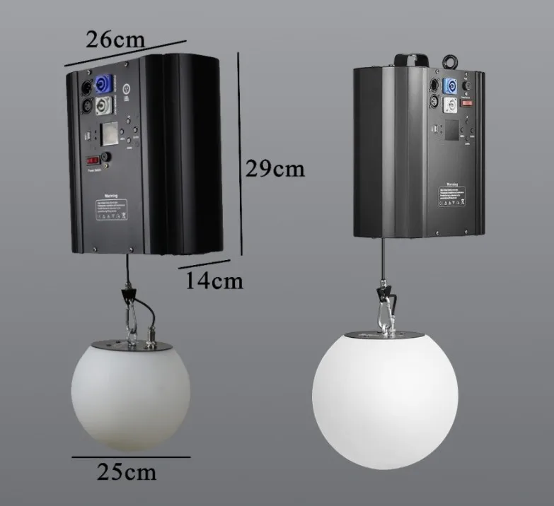 3D подъемный шар 0-5 м дополнительно DMX512 RGB светодиодный Высотный Красочный