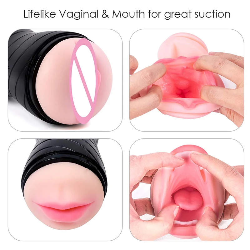 

Male Masturbator with Two Realistic Vagina Openings with 30ml Lubricant NShopping