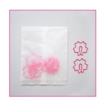 flower-20pcs 18 шт. милые декоративные велосипедные жесты животные скрепки для бумаги необычной формы скрапбук Памятка Скрепка металлическая закладка скрепки канцелярские принадлежности - Цвет: flower-20pcs