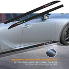 2 шт. Новые наклейки на боковую дверь автомобиля для Toyota C-hr Prado Rav4 Yaris Hilux Prius Avensis Corolla Camry автомобильные аксессуары