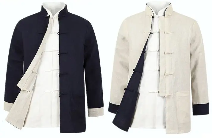 2 шт./компл. мужские высококачественные льняные и хлопковые боевые