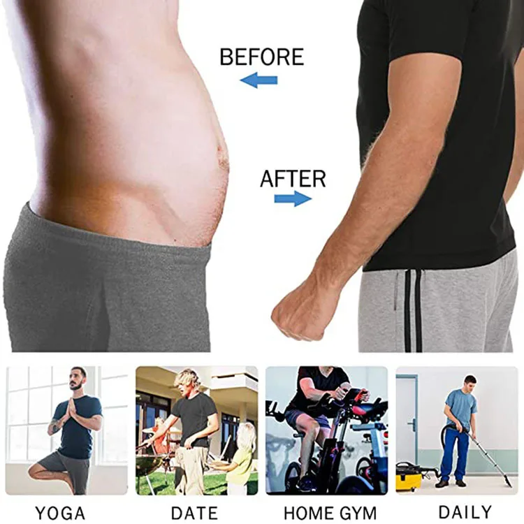 

Men's Sports Vest Spandex Body Shaper Weight Loss Shaper Workout Slimming Sauna T-shirt Waist Training Suit Workout Suit Vest