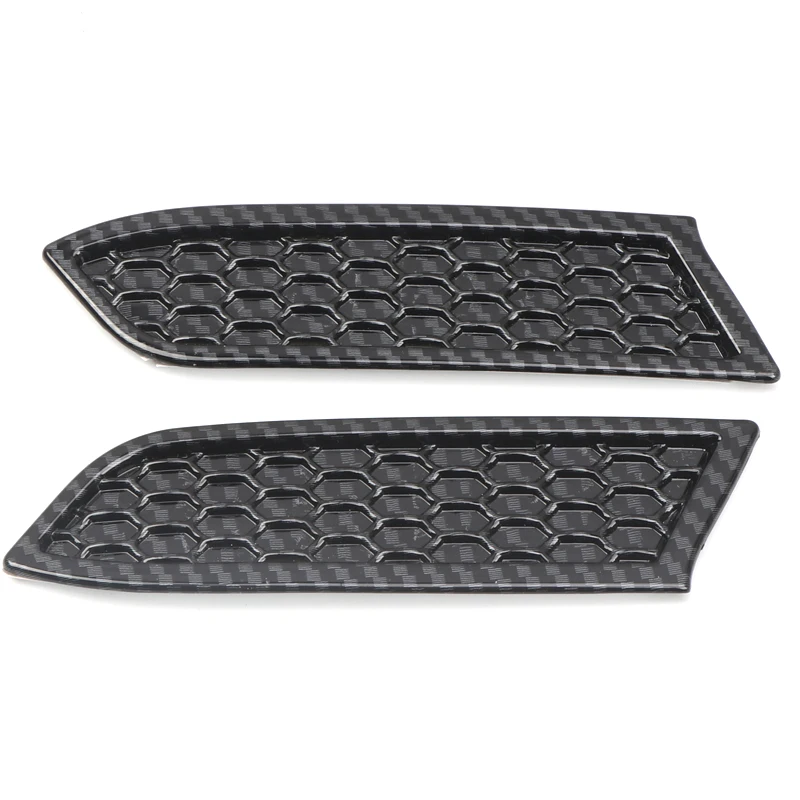 

Car Accessories ABS Front Headlight Honeycomb Style Cover Trims 2pcs for Toyota Tacoma 2016-2019