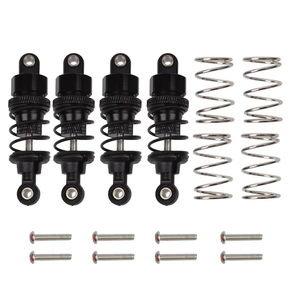 

4pcs Aluminum Alloy Shock Absorber Set for Tamiya TT-01 TT01 /TT02 M5 M6 1/10 RC Upgrade Parts