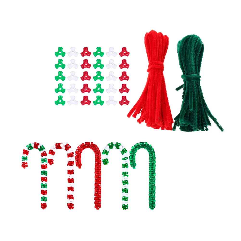 

1 Set Xmas Decor Trident Beads Christmas Beads DIY Craft Beads Accessory