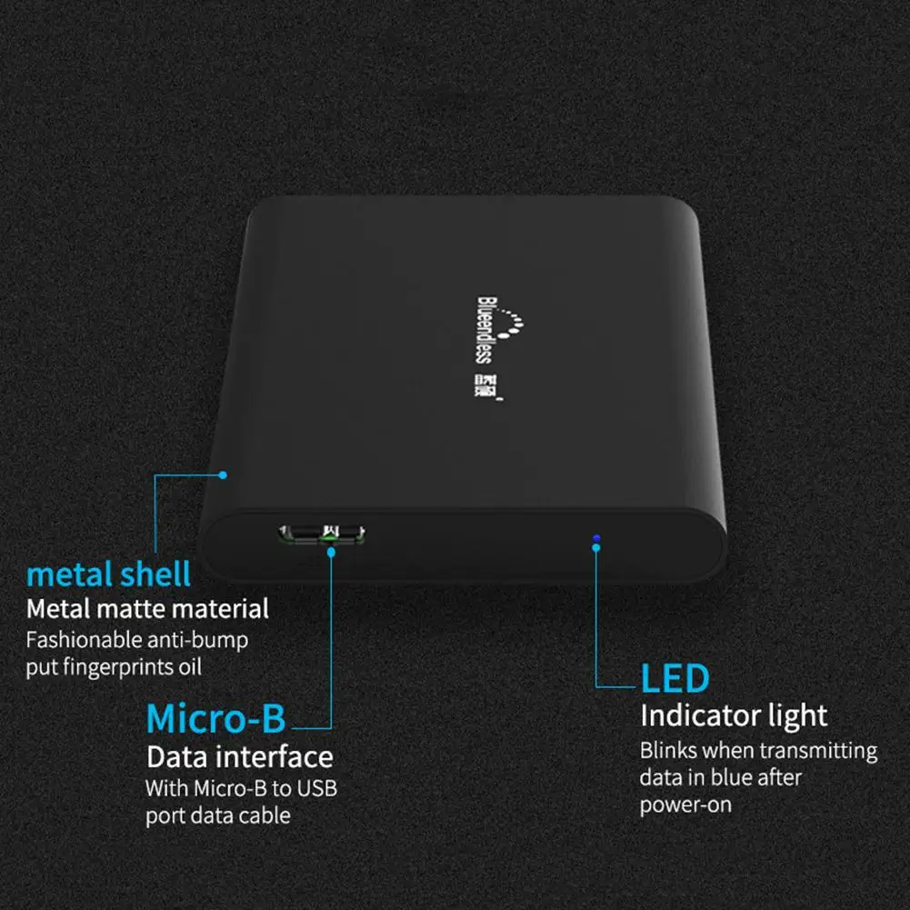 Blueendless T8 2.5 inch USB 3.0 High Speed External Hard Drive Disk HDD 80GB 160GB 250GB 320GB 500GB 1T Portable Mobile Harddisk