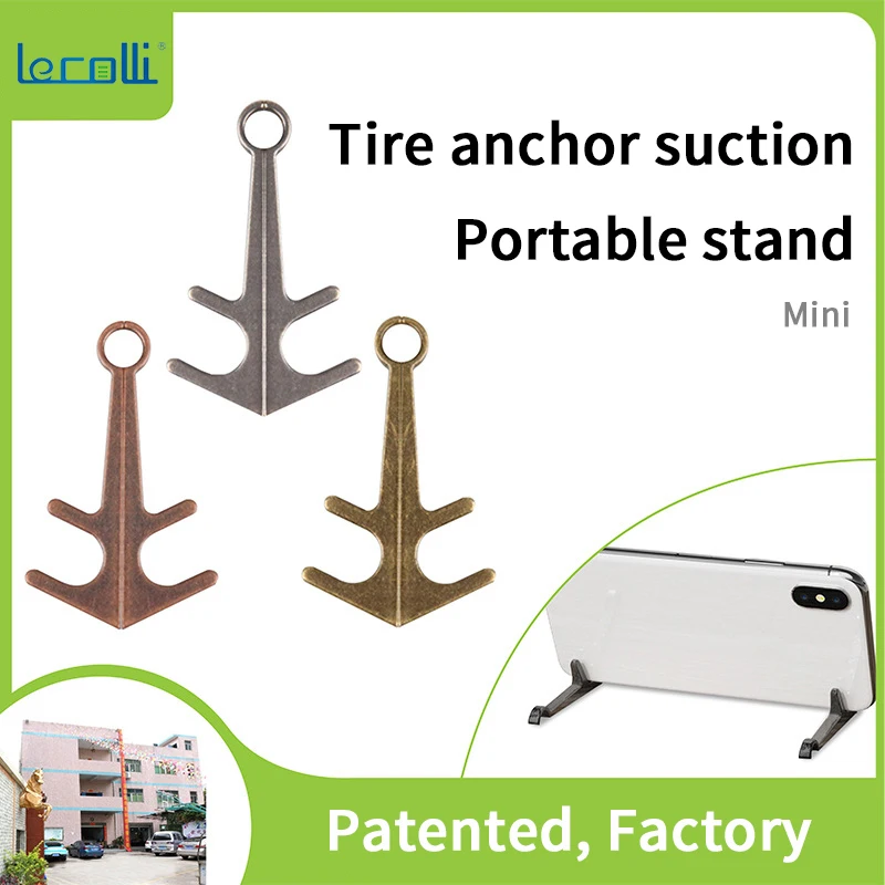 

Creative Ship Anchor Shape Magnetic Mobile Phone Holder Three-color Portable Mini Lazy Learning Desktop General Decoration