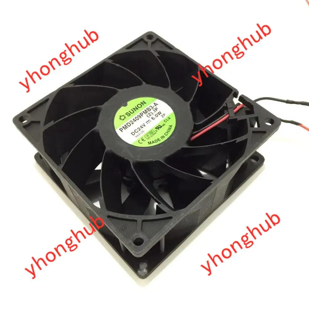 SUNON PMD2409PMB3-A (2).IP DC 24V 6,0 W 92x92x38 мм вентилятор охлаждения сервера