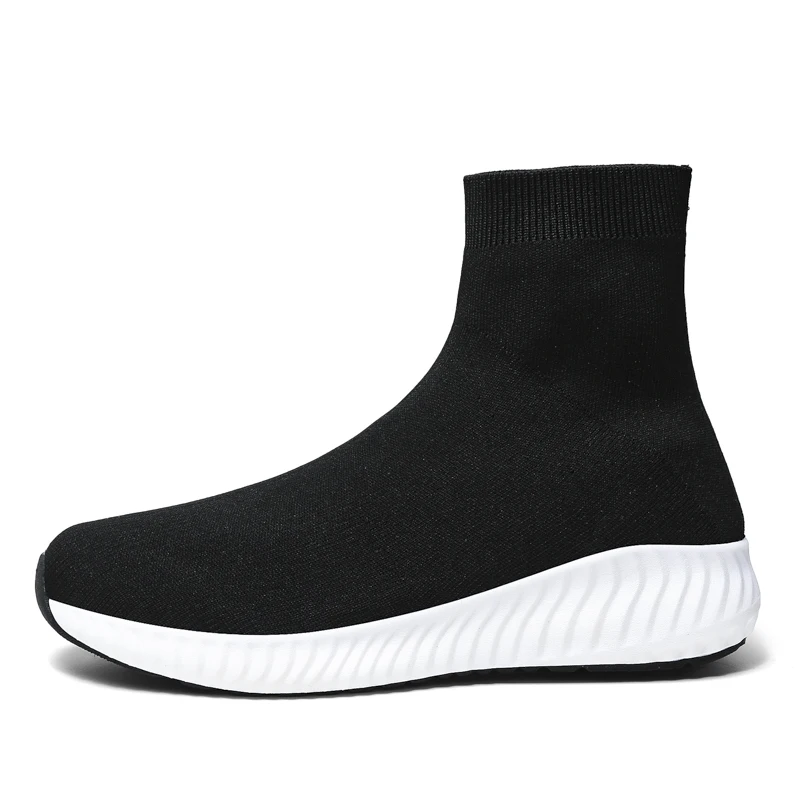 

Fashion Women Sock Shoes Brand Stretch Flats Casual Couples Shoes Elastic Sneakers Women Sport Shoes Outdoor Female Loafers