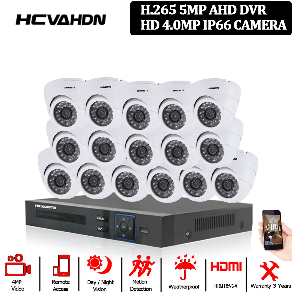 

Home Cctv Camera Security System Kit 16ch Outdoor House Video Surveillance Cameras Dvr Cctv Monitoring Camera System Full Set