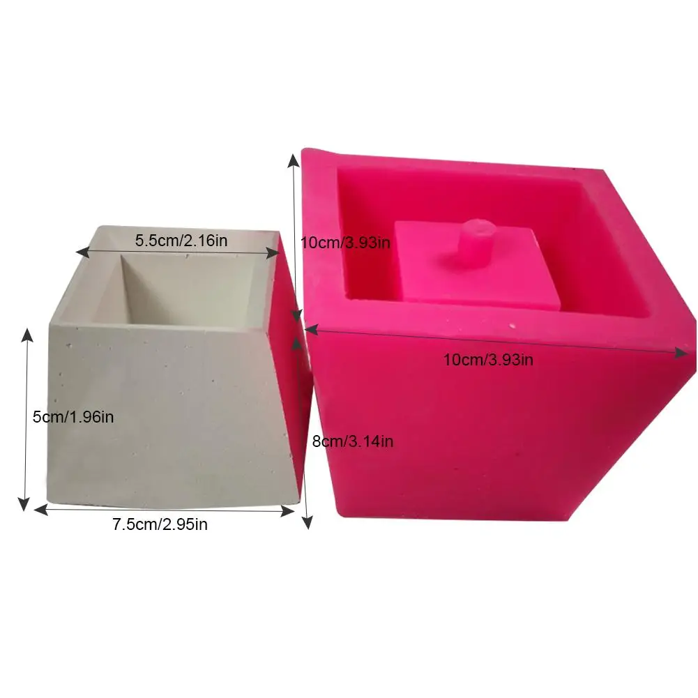 Силиконовые формы для горшков искусства многоугольные чашек &quotсделай сам&quot