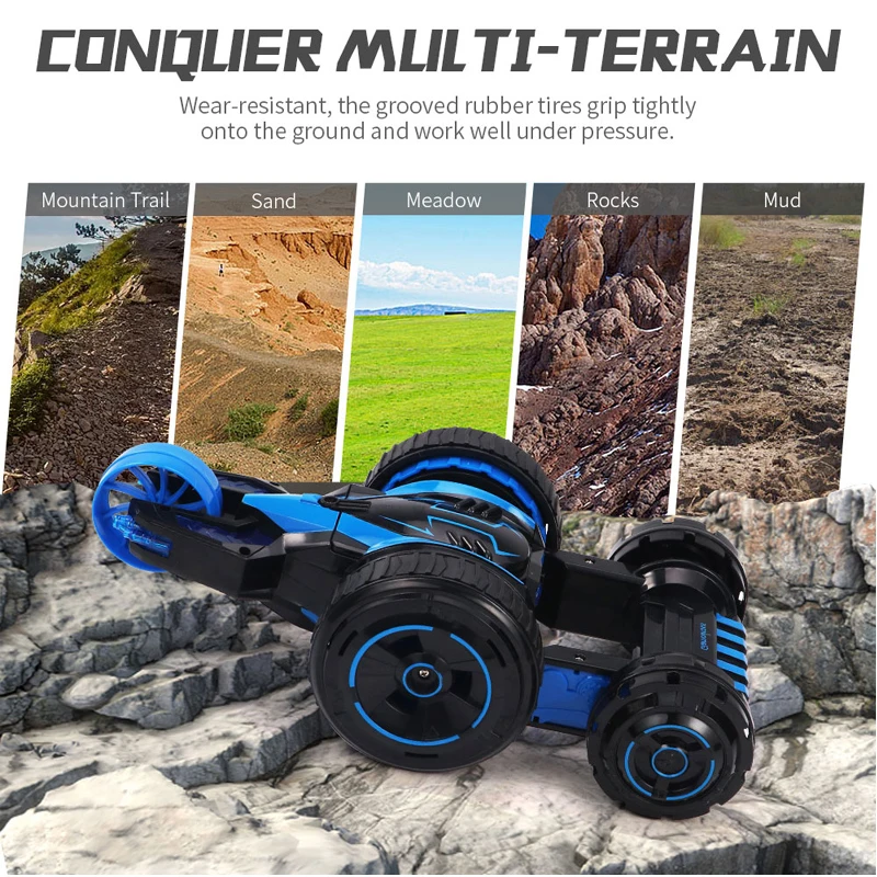 JJRC трансформирующийся Радиоуправляемый автомобиль скоростные трюки авто